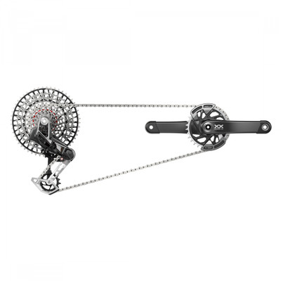 GROUP KIT SRAM XX EAGLE T-TYPE AXS RD/TRIGGER-SHIFTER/CRANK DUB 12s-170x32DM/CHAIN/CASS 10-52 BK GROUP KIT SRAM XX EAGLE T-TYPE AXS RD/TRIGGER-SHIFTER/CRANK DUB 12s-170x32DM/CHAIN/CASS 10-52 BK