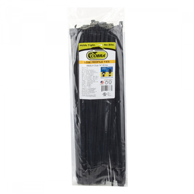 CABLE GUIDE COBRA FLEXROUTE TIES ONLY 14in 100pk BULK BK CABLE GUIDE COBRA FLEXROUTE TIES ONLY 14in 100pk BULK BK