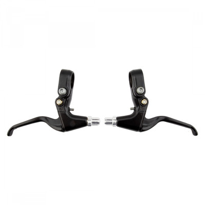 BRAKE LEVER SUNLT MTB ALY 3-FINGER V/DISC BK/SL BRAKE LEVER SUNLT MTB ALY 3-FINGER V/DISC BK/SL