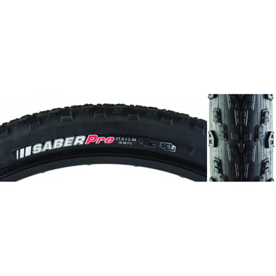 TIRE KEN SABER PRO 27.5x2.4 BK/BK R3C/KSCT/TLR FOLD 50psi TIRE KEN SABER PRO 27.5x2.4 BK/BK R3C/KSCT/TLR FOLD 50psi