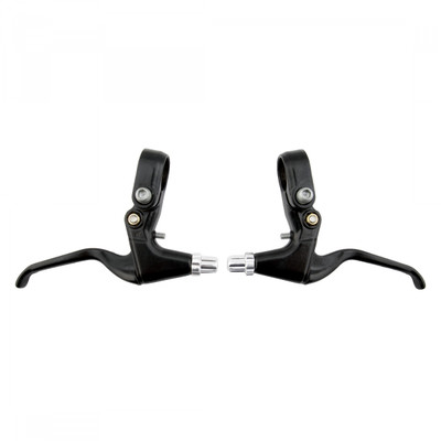 BRAKE LEVER SUNLT MTB ALY 3-FINGER CANTI/CALIPER BK/SL BRAKE LEVER SUNLT MTB ALY 3-FINGER CANTI/CALIPER BK/SL
