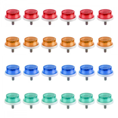 REFLECTOR SUNLT 1in w/BOLT ASSORTD CDof24 REFLECTOR SUNLT 1in w/BOLT ASSORTD CDof24