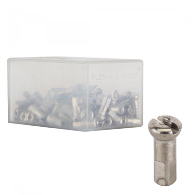 SPOKE NIPPLE DT BRASS 2.0x12mm PROHEAD SL BXof100 SPOKE NIPPLE DT BRASS 2.0x12mm PROHEAD SL BXof100