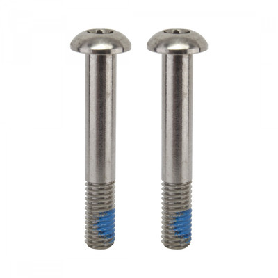 BRAKE PART SRAM DISC ADPTR SCREWS ONLY 32mm T25 SS PAIR f/FLAT MOUNT CALIPER BRAKE PART SRAM DISC ADPTR SCREWS ONLY 32mm T25 SS PAIR f/FLAT MOUNT CALIPER