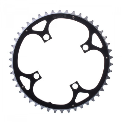 CHAINRING OR8 104mm 42T RAMPED 4B BK/SL CHAINRING OR8 104mm 42T RAMPED 4B BK/SL