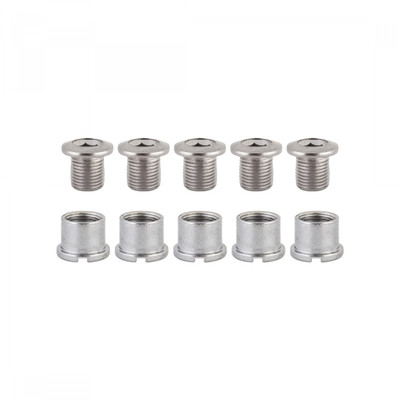 CHAINRING BOLT SET OR8 DBL STL CP CHAINRING BOLT SET OR8 DBL STL CP
