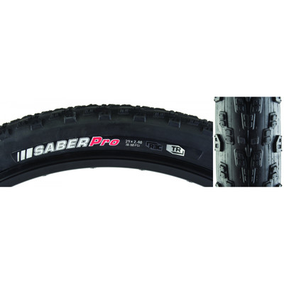 TIRE KEN SABER PRO 29x2.4 BK/BK R3C/TR/TR/120 FOLD 50psi TIRE KEN SABER PRO 29x2.4 BK/BK R3C/TR/TR/120 FOLD 50psi