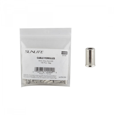 CABLE FERRULE SUNLT 5mm NON-SIS CABLE FERRULE SUNLT 5mm NON-SIS