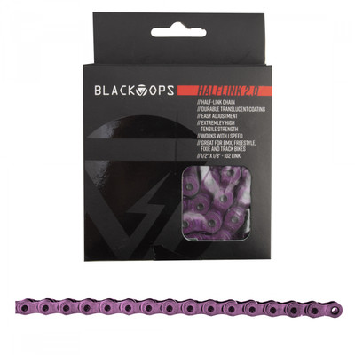 CHAIN BK-OPS 1/2x1/8 HALF LINK 2.0 1s TRANSLUCENT-PU 102L CHAIN BK-OPS 1/2x1/8 HALF LINK 2.0 1s TRANSLUCENT-PU 102L