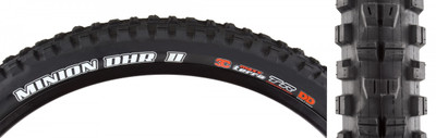 TIRE MAX MINION DHR II 27.5x2.3 BK FOLD/120x2 3C/TR/DD TIRE MAX MINION DHR II 27.5x2.3 BK FOLD/120x2 3C/TR/DD