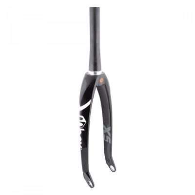 FORK BOX ONE X5 PRO CARBON 1.5to1-1/8in 24inx20mmTA BLADES ALLOY STEERER BK FORK BOX ONE X5 PRO CARBON 1.5to1-1/8in 24inx20mmTA BLADES ALLOY STEERER BK