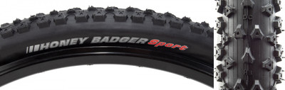 TIRE KEN HONEY BADGER SPORT 29x2.2 BK/BK DTC/60 WIRE 50psi TIRE KEN HONEY BADGER SPORT 29x2.2 BK/BK DTC/60 WIRE 50psi