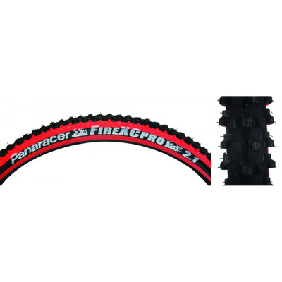 TIRE PAN FIRE XC PRO 26x2.1 WIRE BK/RD/BK TIRE PAN FIRE XC PRO 26x2.1 WIRE BK/RD/BK