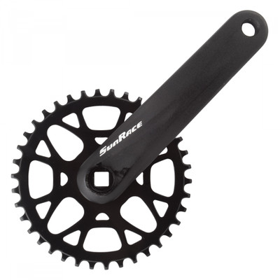 CRANKSET SUNRACE FCM408 175x38 SQ BK CRANKSET SUNRACE FCM408 175x38 SQ BK