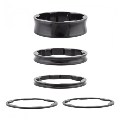 HEAD PART BOX TWO SPACER KIT 1-1/8 5pc BK HEAD PART BOX TWO SPACER KIT 1-1/8 5pc BK