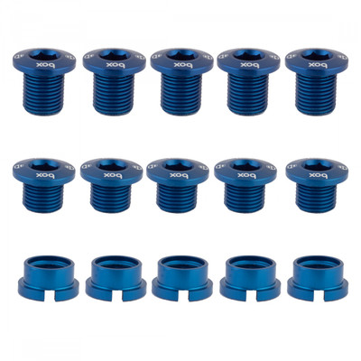 CHAINRING BOLT SET BOX ONE 7075 ALY 15pc BU CHAINRING BOLT SET BOX ONE 7075 ALY 15pc BU