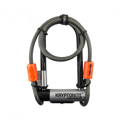 LOCK KRY U KRYPTOLOK MINI-7 3.25x7 w/4ft-CBL BRKT (H) LOCK KRY U KRYPTOLOK MINI-7 3.25x7 w/4ft-CBL BRKT (H)