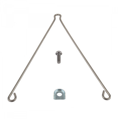 REC REP CHAIN TUBE BRACKET SPRING DBL w/HDWR REC REP CHAIN TUBE BRACKET SPRING DBL w/HDWR