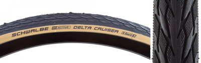 TIRE SWB DELTA CRUISER 700x28 ACTIVE K-GUARD BK/GW SBC WIRE TIRE SWB DELTA CRUISER 700x28 ACTIVE K-GUARD BK/GW SBC WIRE