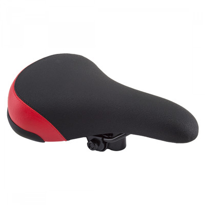 SADDLE BK-OPS SOLE-RIDER BK/RD w/CLAMP SADDLE BK-OPS SOLE-RIDER BK/RD w/CLAMP