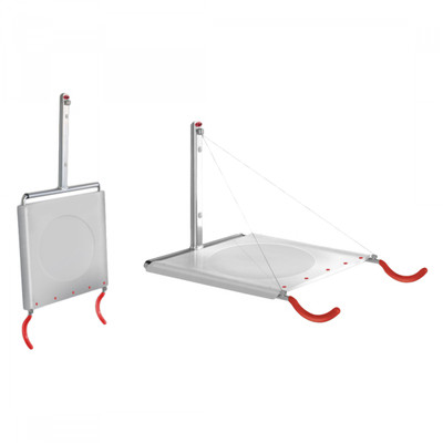 STORAGE RACK DELTA SINGLE BIKE WALL MOUNT RACK WITH SHELF STORAGE RACK DELTA SINGLE BIKE WALL MOUNT RACK WITH SHELF