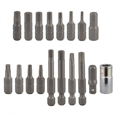 TOOL TORQUE WRENCH PEDROS-HEX BIT SET II 18pc TOOL TORQUE WRENCH PEDROS-HEX BIT SET II 18pc