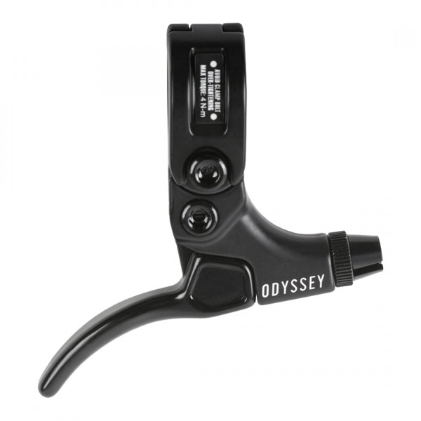BRAKE LEVER ODY MONO HINGED SHORT LH BK