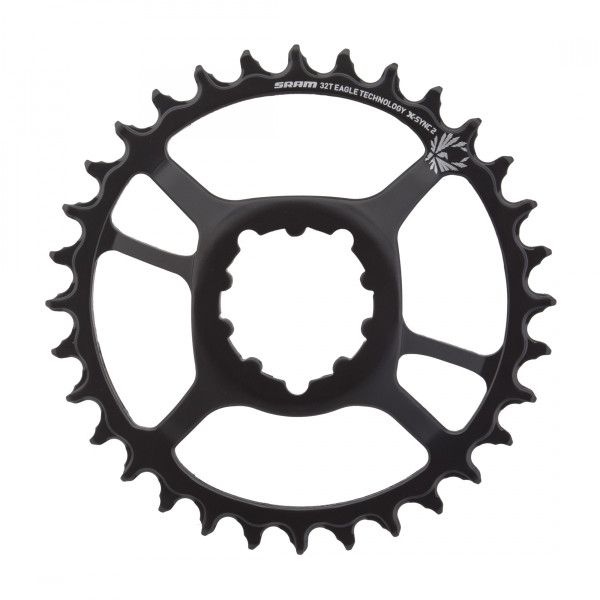 CHAINRING SRAM 32T DIRECT 6mm STL BK NXEAGLE