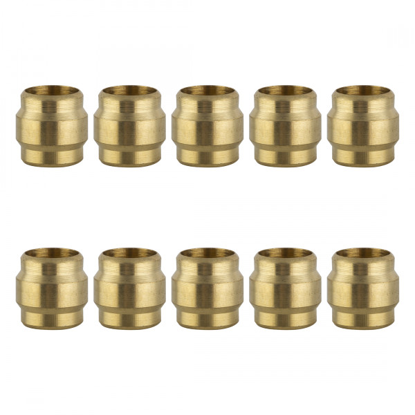 BRAKE DISC SUNLT HOSE FITNG OLIVE PT02A 5mm BRASS f/SHI BGof10