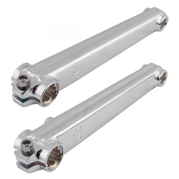 CRANKARM SET SE BIKES BMX V-RIDGE CROMO 175 3PC 19mmx8T SPLINE CP w/BB AXLE