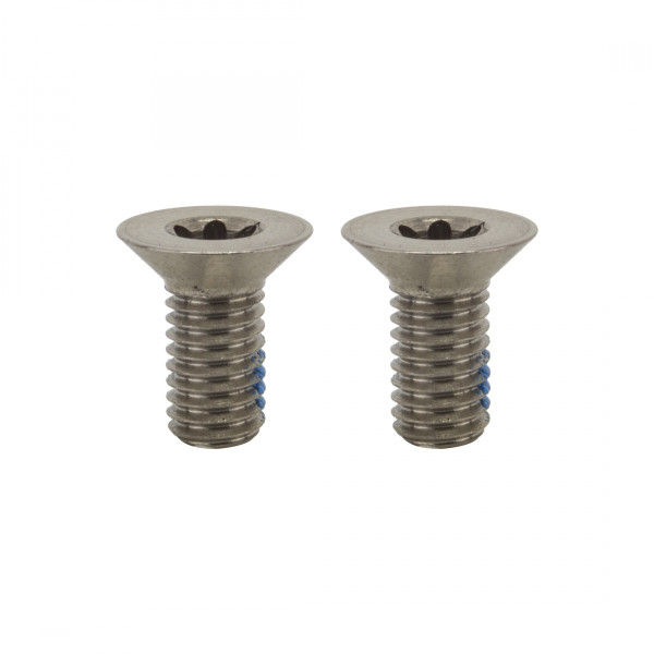 BRAKE PART SRAM DISC ADPTR SCREWS ONLY 10.7mm T25 SS PAIR f/FLAT MOUNT CALIPER