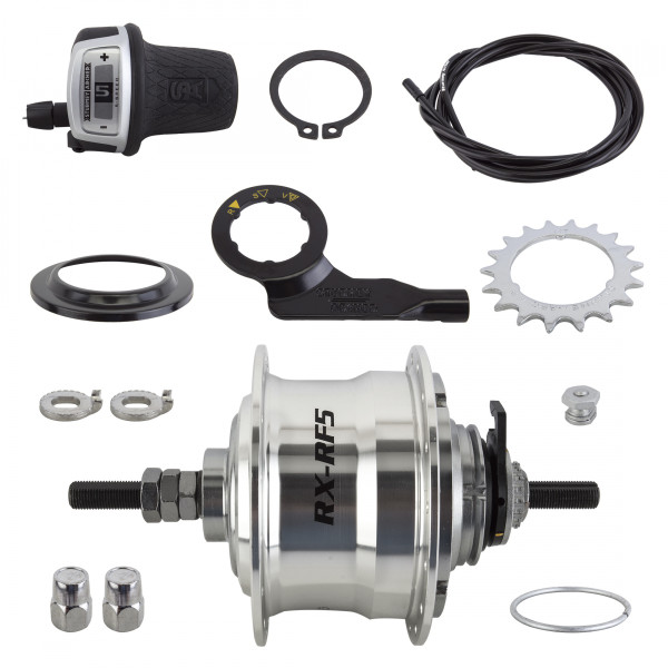 HUB RR S/A 5sp RXRF5 32 SL w/TRIM KIT/TWIST-SHIFTER TSC50/CABLE 1700mm 18T 135/185mm ROTARY