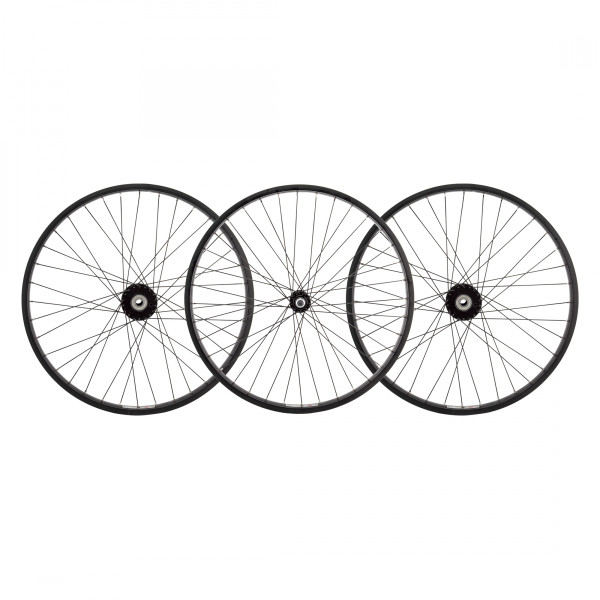 WHL SET 24x1.75 507x25 ALY BK 36 TRIKE 15mm w/BEARINGS DTI2.0BK SIL NIP