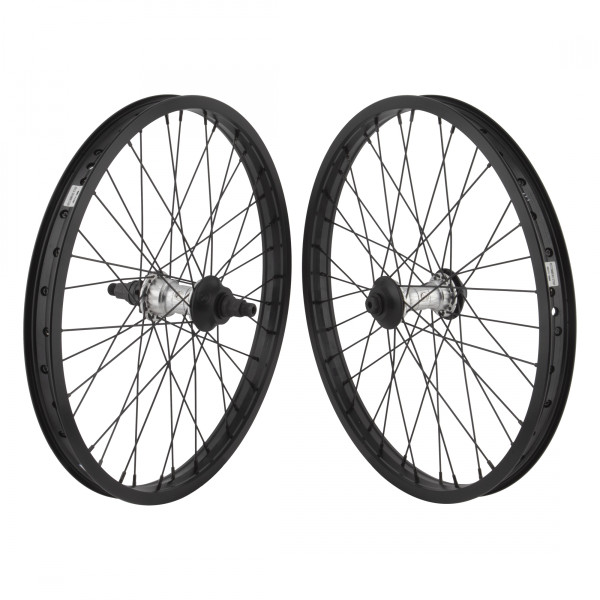 WHL PR 20x1.75 406x27 AN BLACK SHEEP 6069 BK NMSW 36 TSC SYMBOL 9T LHD 3/8-FT 14mm-RR POL 110mm SS2.0BK W/FRONT AND REAR NON-DRIVE GUARDS