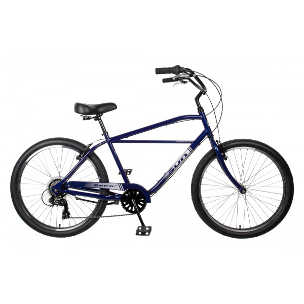 BIKE SUN RETRO STL M18.5 7S DK-BU