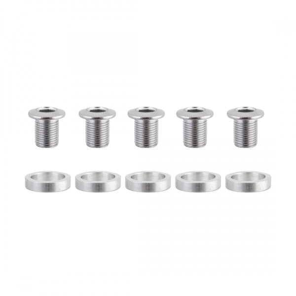 CHAINRING BOLT SET OR8 TRIPL INNER STL10.5mm