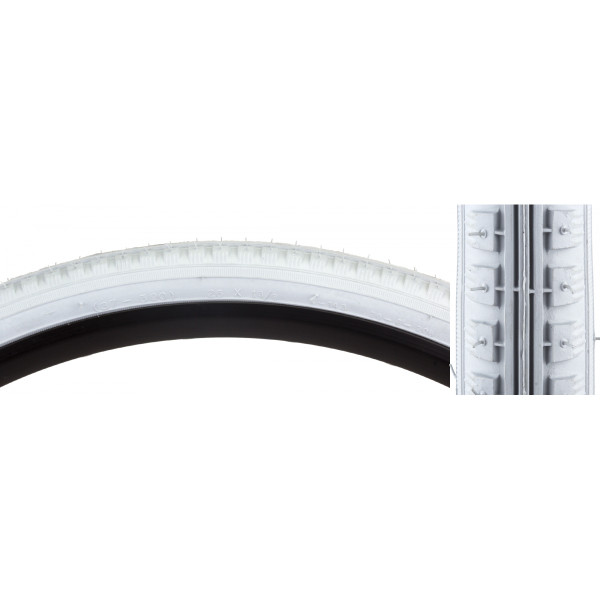 TIRE WHL CHAIR 26x1-3/8 GY WIRE