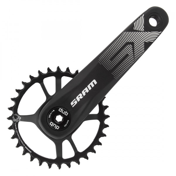 CRANKSET SRAM SX EAGLE 170x32 DM DUB XSYNC2 STL w/oCUPS BK 12s