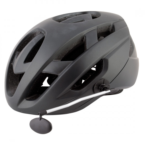 MIRROR SUNLT HELMET & EYEGLASS BLK