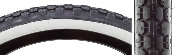 TIRE SUNLT 26x2.125 BK/WH CRUISER K80 WIRE