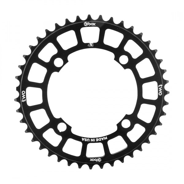 CHAINRING BOX TWO BMX 104mm 43T 4B BK