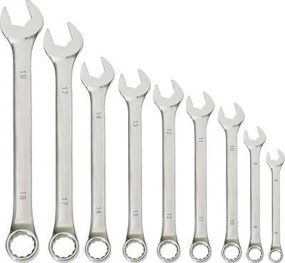 9 pc Metric Combination Wrench Set