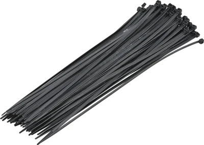 100 pk 14 in. Black Cable Ties