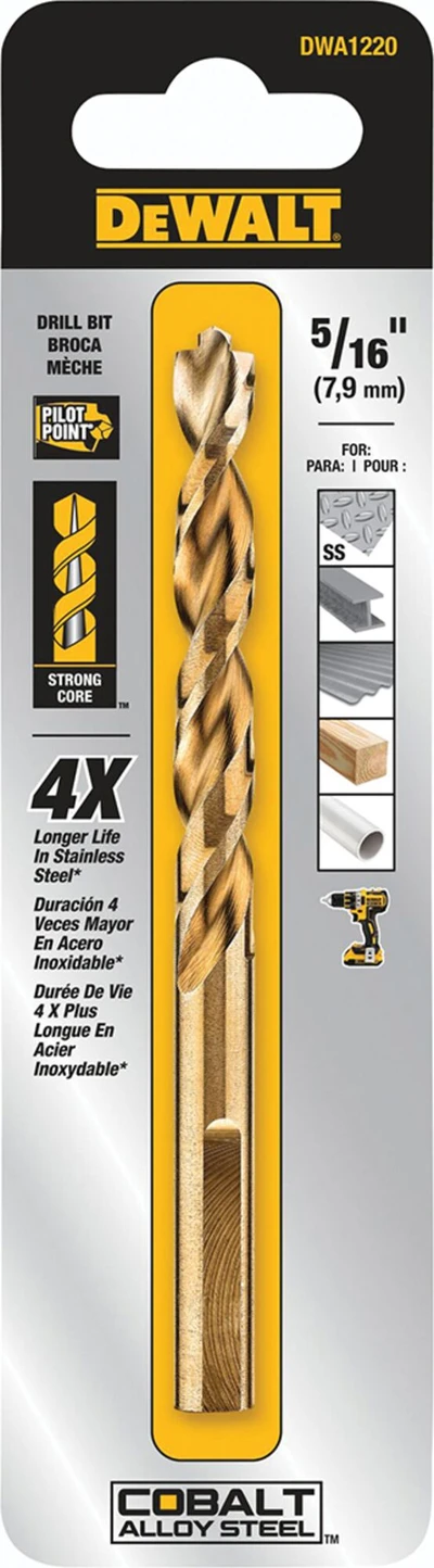 5/16 in. Cobalt Alloy Steel Drill Bit
