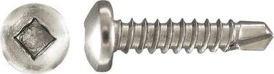 100 pk #12 x 2 in. Pan-Head Sheet Metal Screws