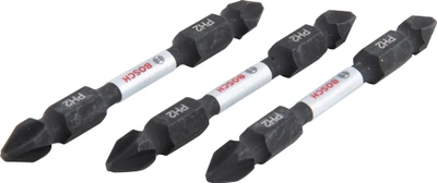 3 pk 2-1/2 in. #2 Phillips Double-End Power Bits