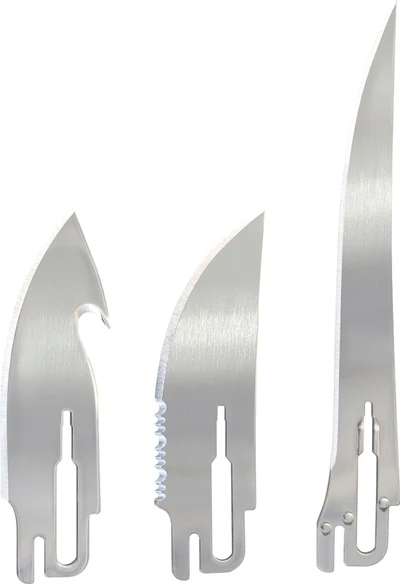 3 pc Stainless-Steel Talon Hunt Replacement Blade Kit
