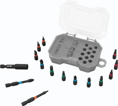 15 pc Impact Bit Set with Mini Case