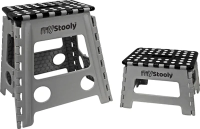 2 pc Foldable Stool Set