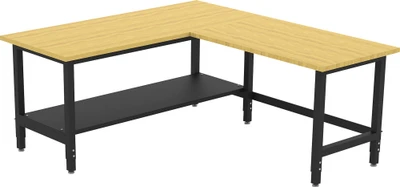 73 in. 3,000 lb Adjustable-Height Workbench
